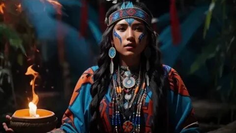 Native American shamanic flute and drum music - Amazonia Relaxing Music