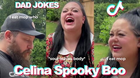 Best of Celina Spooky Boo VIRAL DAD JOKES TikTok Videos Compilation