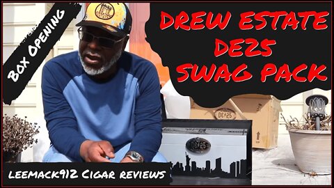 DREW ESTATE DE25 SWAG PACK BOX OPENING | #LEEMACK912 CIGAR REVIEWS (S08 E35)