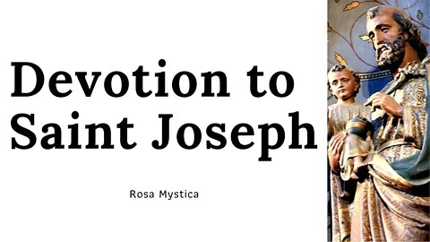 Devotion to Saint Joseph