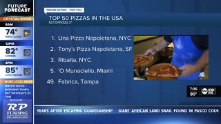 Fabrica Pizza, with locations in Tampa and St. Pete, named among top 50 US pizzerias by Italian guidebook