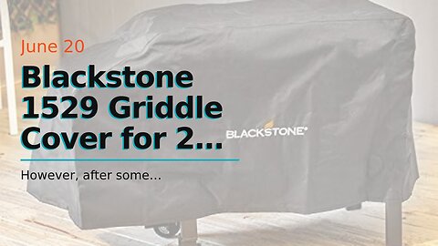 Blackstone 1529 Griddle Cover for 28" Griddle with Single Shelf Without Hood, Water Resistant,...