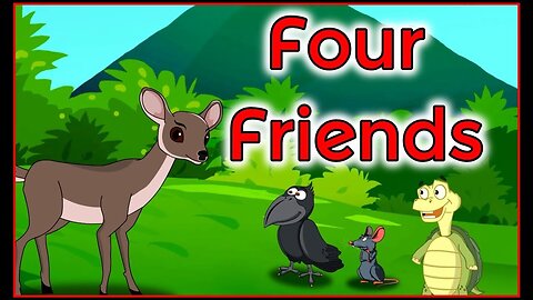 Four Friends | English Animated Series | Panchatantra Moral Tales for Children