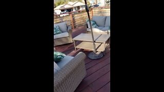 Pricey patio furniture stolen overnight from Santee homes