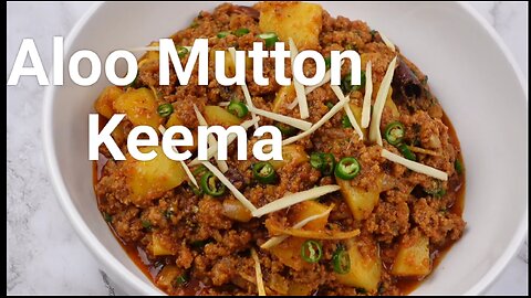 Aloo Mutton keema Recipe Dhaba Style,Aloo Keema Masala