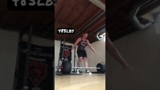 485 deadlift PR #shorts