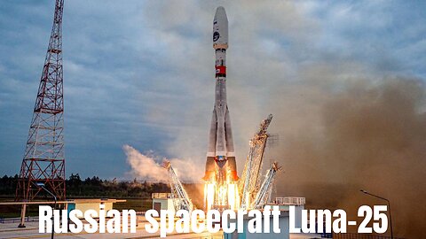 The Luna-25 spacecraft of Russia crashes on the moon.
