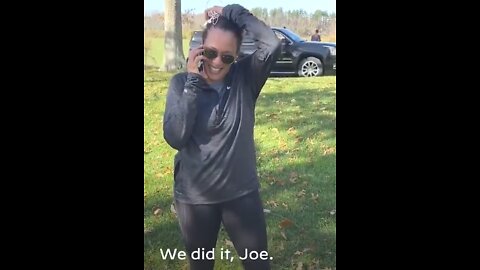 Kamala Harris calls Joe Biden to celebrate the victory - We did it, Joe!