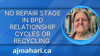 No Repair Stage in BPD Relationship Cycles