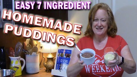 HOW TO MAKE EASY HOMEMADE PUDDING RECIPES | 7 INGREDIENT VANILLA PUDDING & CHOCOLATE PUDDING RECIPES