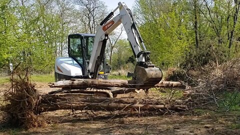 EP #19 Establishing VRBO cabin project. Dismantling the red cedar pile!