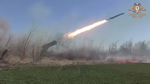 TOS-1A "Solntsepyok" Thermobaric MLRS Suppressing Fortified Ukrainian Positions - Mariupol