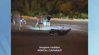 Mulher morre em acidente entre carro e moto na BR-262 em Matipó