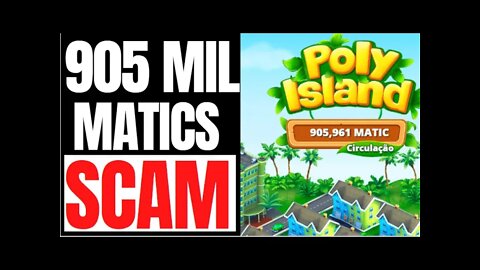 POLYISLAND SCAM CONFIRMADO 905MIL MATICS ROUBADAS