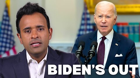 Biden Drops Out... Now What? | Should-Be VP, Vivek Ramaswamy Responds!