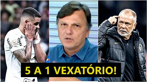 "FOI UM VAREIO HISTÓRICO! E O MAIS PREOCUPANTE é que o Corinthians..." Mauro Cezar ANALISA 5 a 1!