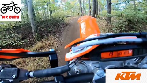 Test riding the 2020 KTM 350 XCF-W at Crow Canyon !