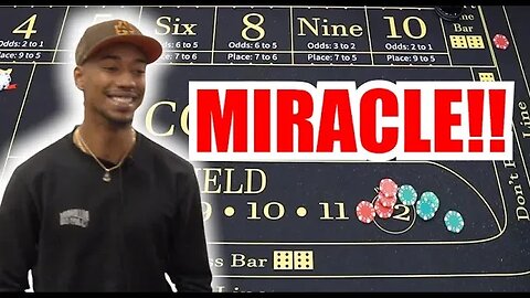 🔥MIRACLE ROLL🔥 30 Roll Craps Challenge - WIN BIG or BUST #377