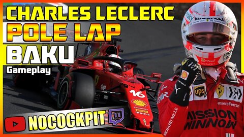 F1 CHARLES LECLERC POLE BAKU - AZERBAIJÃO