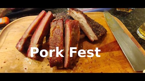 Pork Fest! Using the Lonestar Grillz IVS to cook some pork, pork, and more pork!