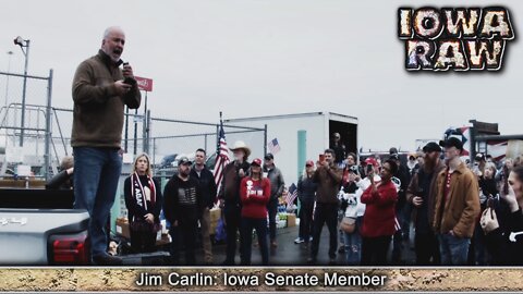 Iowa Senate Member Jim Carlin Supports Medical Freedom at the Midwest Freedom Convoy