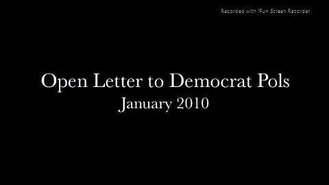 AMERICA RISING - MESSAGE TO DEMOCRATS FROM 2010 - MORE RELEVANT THAN EVER - VIDEO - 3 mins.