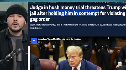 Trump HELD IN CONTEMPT, Fined $9k, Judge Says JAIL IS NEXT, Trump VOWS Mass Deportations In TIME