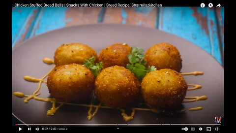 Chicken Stuffed Bread Balls | Snacks With Chicken | Bread Recipe |