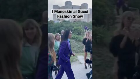 I Maneskin al Gucci Fashion Show