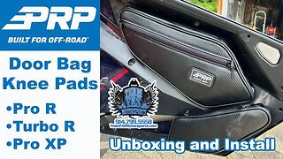 PRP RZR Door Bag Knee Pads for the Pro R, Turbo R and Pro XP. Install and Unboxing by Team FAS