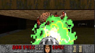 Doom 2: Hell on Earth (Ultra-Violence Plus 100%) - Map 6: The Crusher