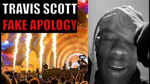 Travis Scott Fake Apology (Astroworld Concert from Hell)