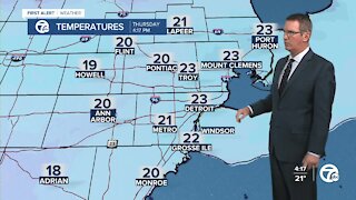 Wind chills below zero tonight