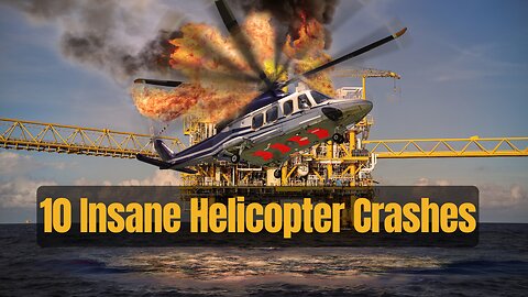 10 Insane Clips A Helicopter Looses Control and Crashes