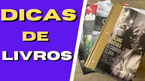 Livros para vocês lerem, sobre fotografia.