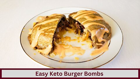 Easy Keto Burger Bombs (Nut Free and Gluten Free)