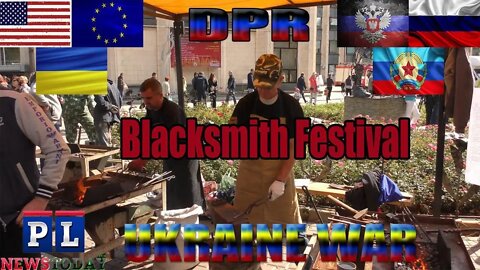 Wartime Blacksmith Festival In Donetsk