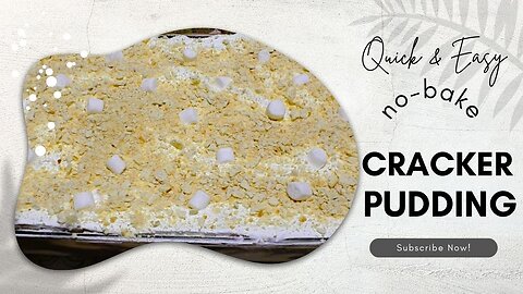 Quick & Simple Cracker Pudding (No-Bake)