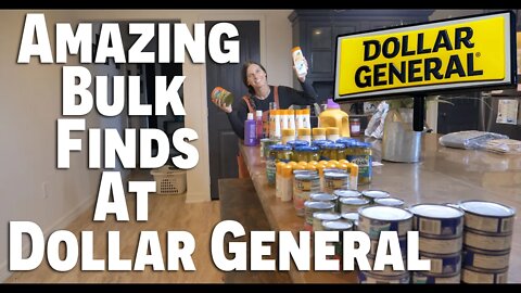 Amazing Bulk Finds At Dollar General/ Shop With Me/ Bulk Haul!/ Prepping like Grandma | EP 45