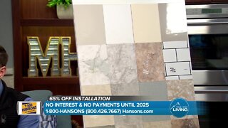 65% Off Installation // 1-800-HANSONS