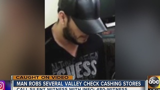 Do you recognize this alleged Valley robber?