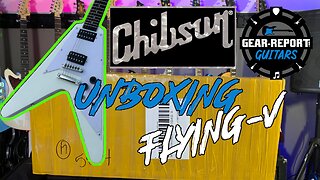 Unboxing an EVIL #Chibson Flying V guitar from AliExpress