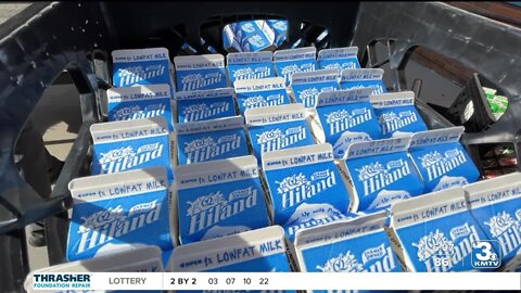 Omaha Public Schools donates unused milk to Open Door Mission