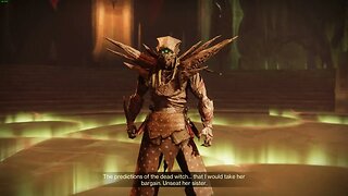 Destiny 2 Eris Morn Intro Story Dialogue Quest for Week 7 The Bladed Path Step 46 4k