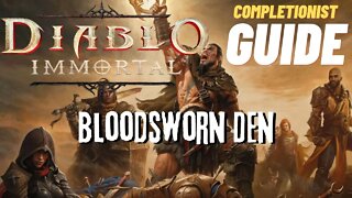 Diablo Immortal Bloodsworn Den Quest Guide