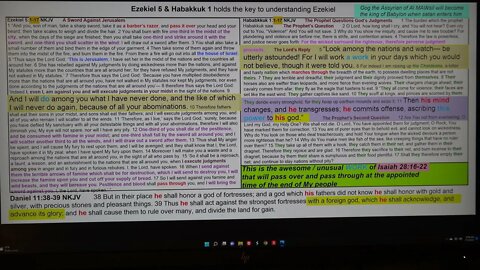 Ezekiel 5 and Habakkuk 1 are the keys to understanding Ezekiel