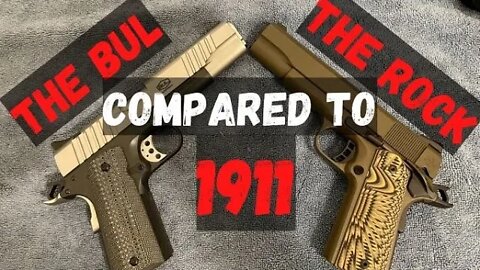 Comparing the bul to the rock 1911