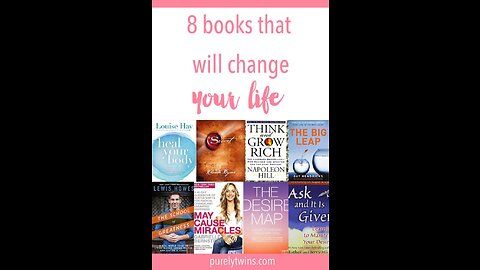 TOP 8 BOOKS THAT'LL CHANGE YOUR LIFE COMPLETELY!!!