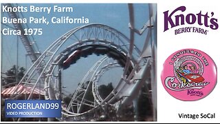 Knotts Berry Farm Circa 1975 (Corkscrew Roller Coaster)