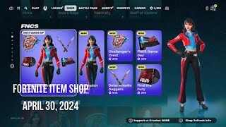 Fortnite Item Shop|April 30, 2024(*New* FNCS C5S2 Bundle)